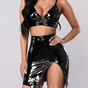 Fashion Nova Innocent Or Not Top and Bottom